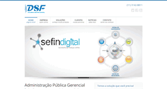 Desktop Screenshot of dsfnet.com.br
