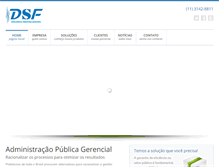 Tablet Screenshot of dsfnet.com.br